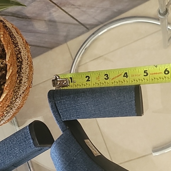 Nasty Gal Denim Square Heel Mules - Picture 6 of 8